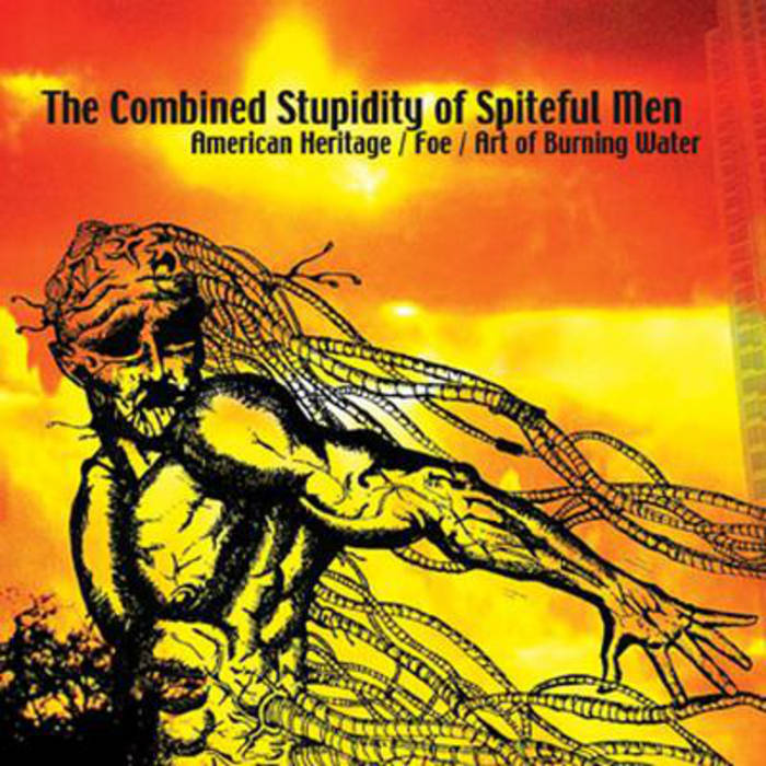ART OF BURNING WATER - The Combined Stupidity Of Spiteful Men cover 