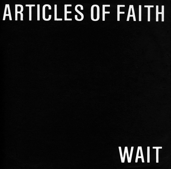 ARTICLES OF FAITH - Wait cover 