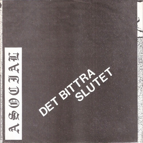 ASOCIAL - Det Bittra Slutet cover 