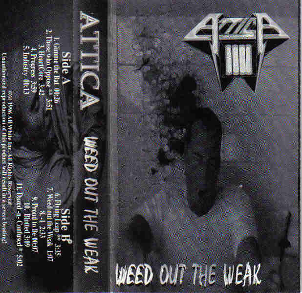 ATTICA - Weed Out the Weak cover 
