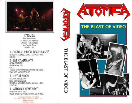 ATTOMICA - The Blast Of Video cover 