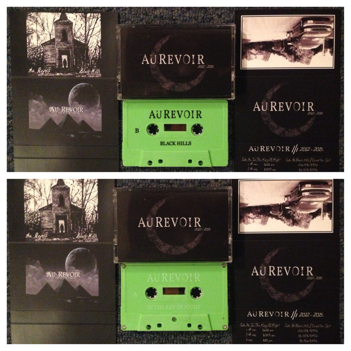 AU REVOIR - 2012 - 2015 Cassette cover 