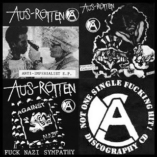 AUS-ROTTEN - Not One Single Fucking Hit Discography cover 