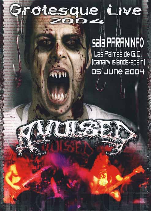 AVULSED - Grotesque Live 2004 cover 