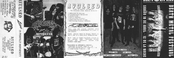AVULSED - Live in Perfect Deformity cover 