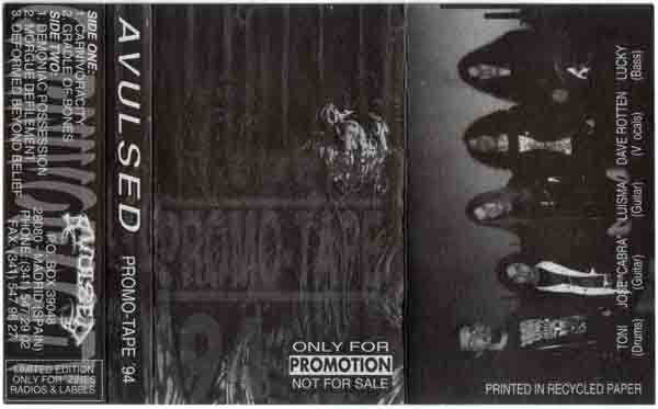 AVULSED - Promo Tape 1994 cover 