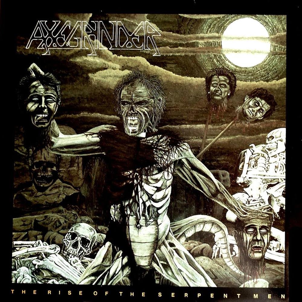 AXEGRINDER - Acknowledge The Confusion Master / Rise Of The Serpent Men cover 