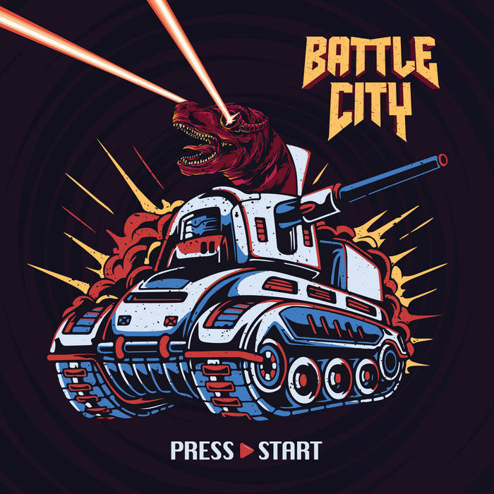 BATTLE CITY - Press Start cover 