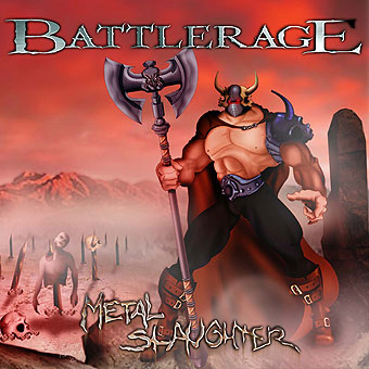 BATTLERAGE - Metal Slaughter cover 