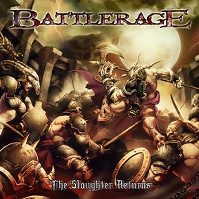 BATTLERAGE - The Slaughter Returns cover 