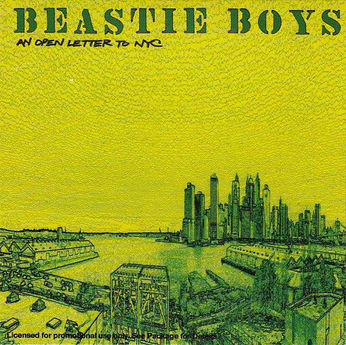BEASTIE BOYS - An Open Letter to NYC cover 