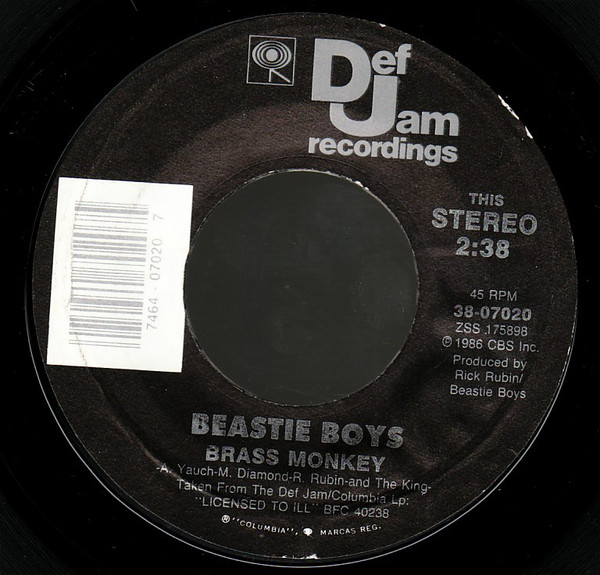 BEASTIE BOYS - Brass Monkey / Posse in Effect cover 