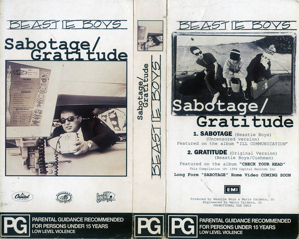 BEASTIE BOYS - Sabotage / Gratitude cover 