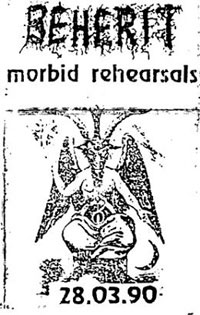BEHERIT - Morbid Rehearsals cover 