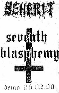 BEHERIT - Seventh Blasphemy cover 