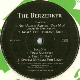 THE BERZERKER - No? cover 