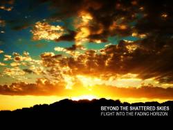 BEYOND THE SHATTERED SKIES - Flight Into The Fading Horizon cover 