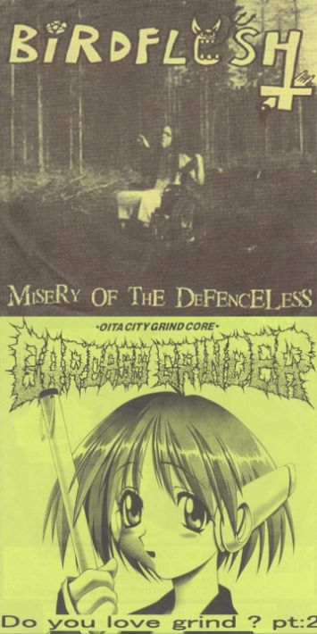 BIRDFLESH - Misery of the Defenceless / Do You Love Grind? pt: 2 cover 