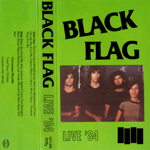 BLACK FLAG - Live '84 cover 