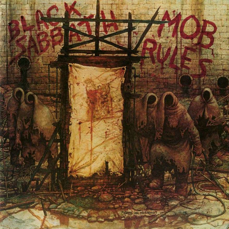 BLACK SABBATH - Mob Rules cover 