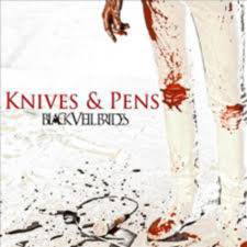 BLACK VEIL BRIDES - Knives and Pens cover 