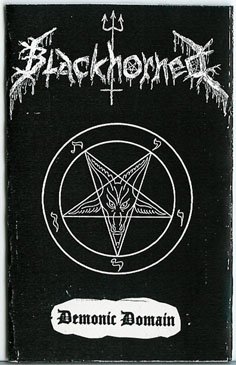 BLACKHORNED - Demonic Domain cover 