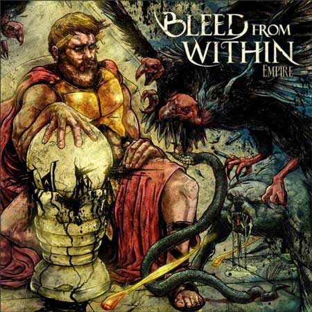 BLEED FROM WITHIN - Empire cover 