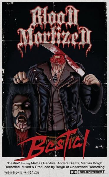 BLOOD MORTIZED - Bestial cover 