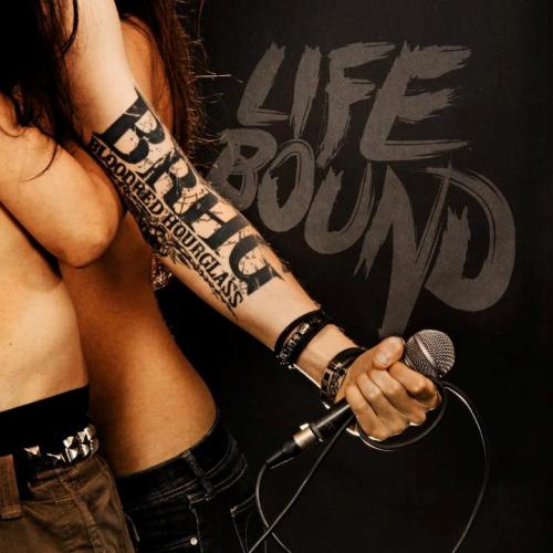 BLOODRED HOURGLASS - Lifebound cover 