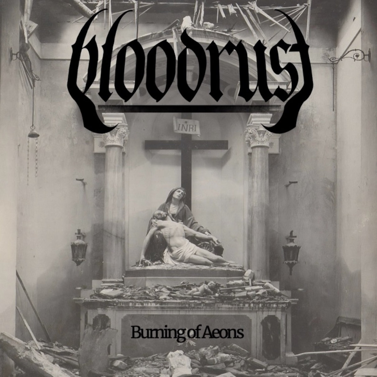 BLOODRUST - Burning of Aeons cover 