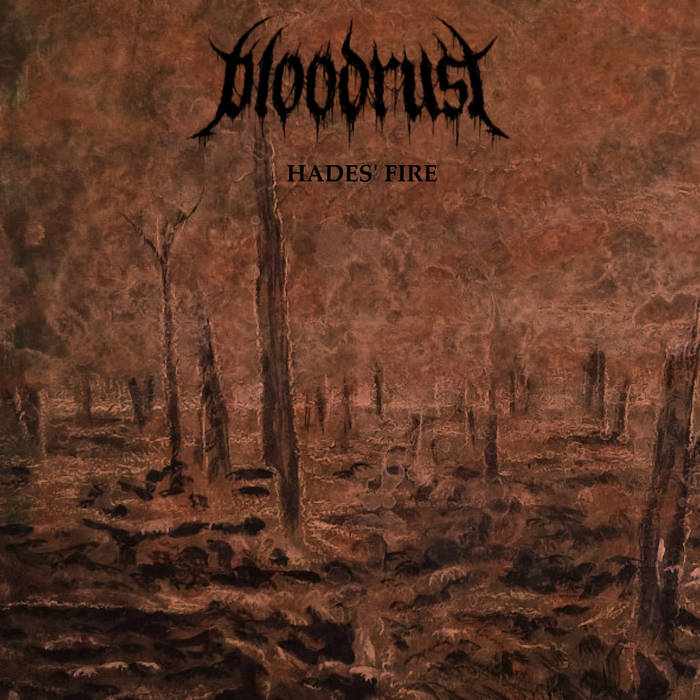 BLOODRUST - Hades' Fire cover 