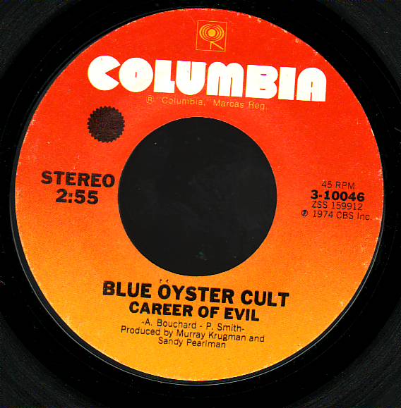 BLUE ÖYSTER CULT - Career Of Evil cover 