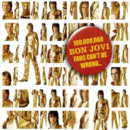 BON JOVI - 100,000,000 Bon Jovi Fans Can't Be Wrong cover 
