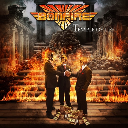 BONFIRE - Temple of Lies cover 