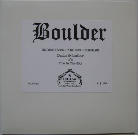 BOULDER - Denim & Leather cover 