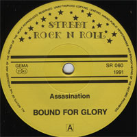 BOUND FOR GLORY - Assassination cover 