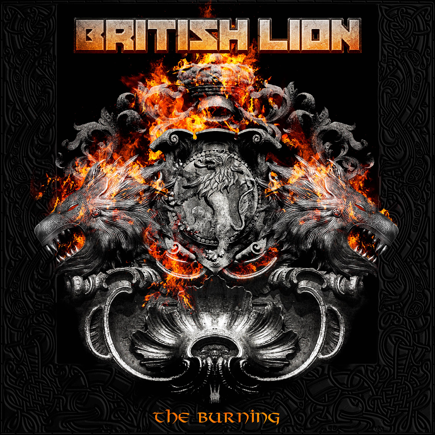 BRITISH LION (STEVE HARRIS) - The Burning cover 