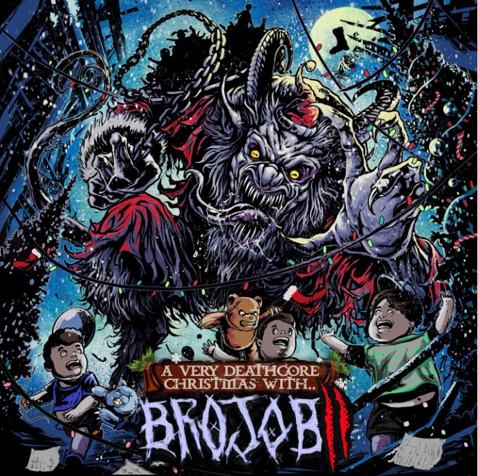 BROJOB - A Very Deathcore Christmas With Brojob II cover 