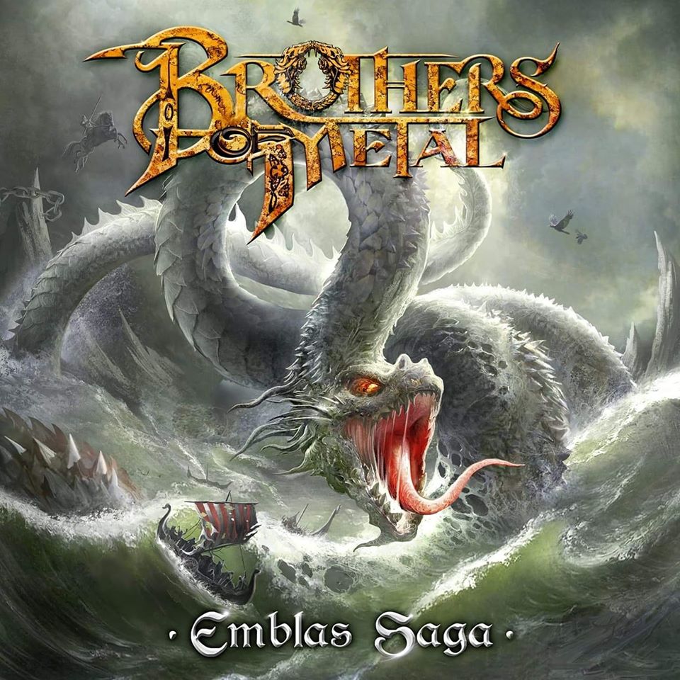 BROTHERS OF METAL - Emblas Saga cover 