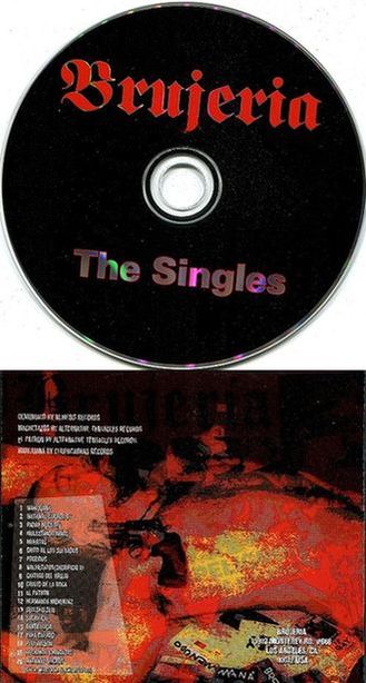 BRUJERIA - The Singles cover 
