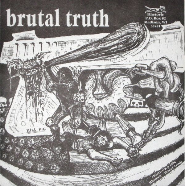 BRUTAL TRUTH - Spazz / Brutal Truth cover 