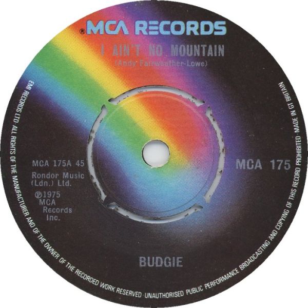 BUDGIE - I Ain't No Mountain cover 