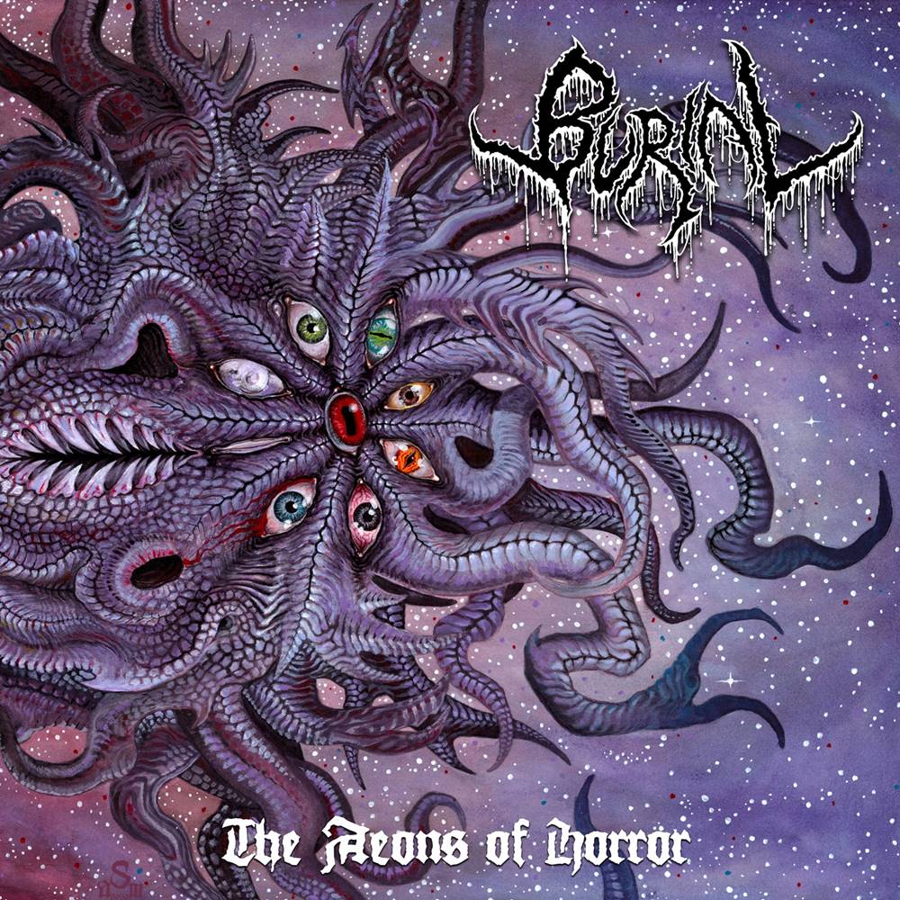 BURIAL - The Aeons of Horror cover 