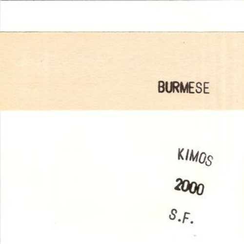 BURMESE - Kimos 2000 S.F. cover 