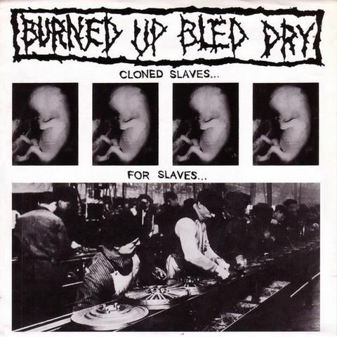 BURNED UP BLED DRY - Cloned Slaves For Slaves cover 