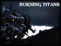 BURNING TITANS - Mythologic Gods cover 