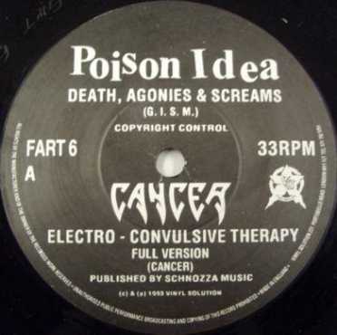 CANCER - Poison Idea / Cancer / Gunshot / Headbutt cover 