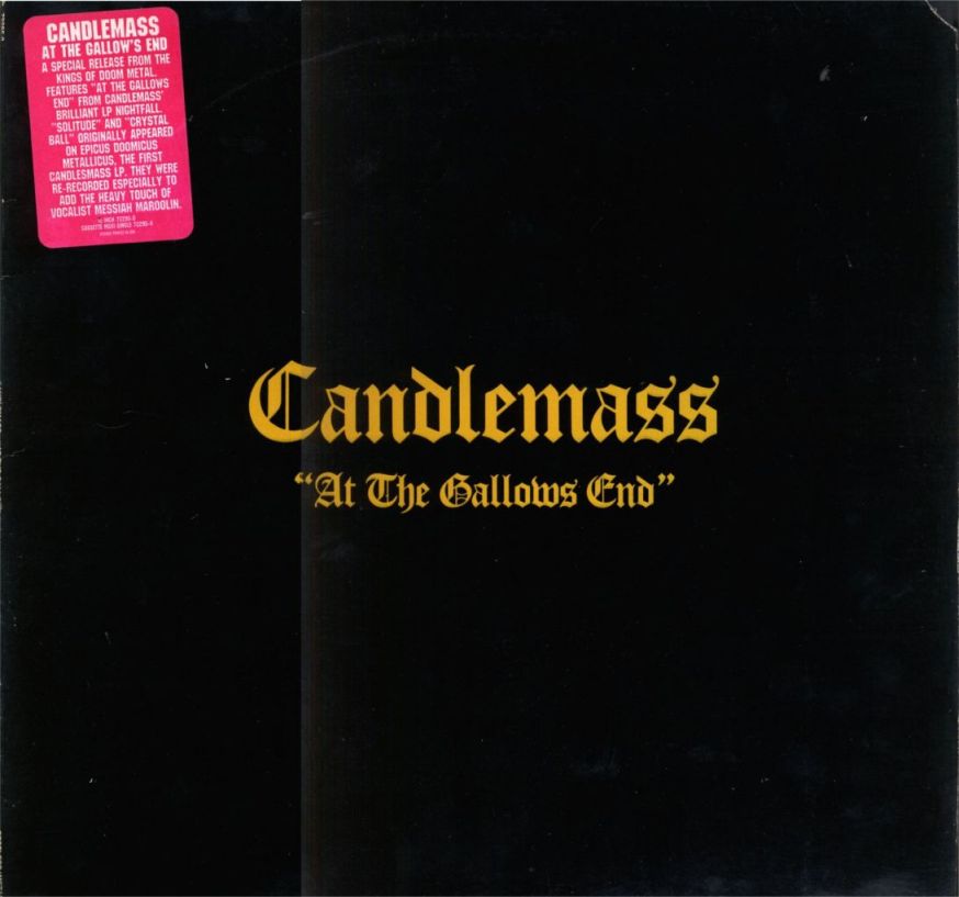 CANDLEMASS - At the Gallows End cover 
