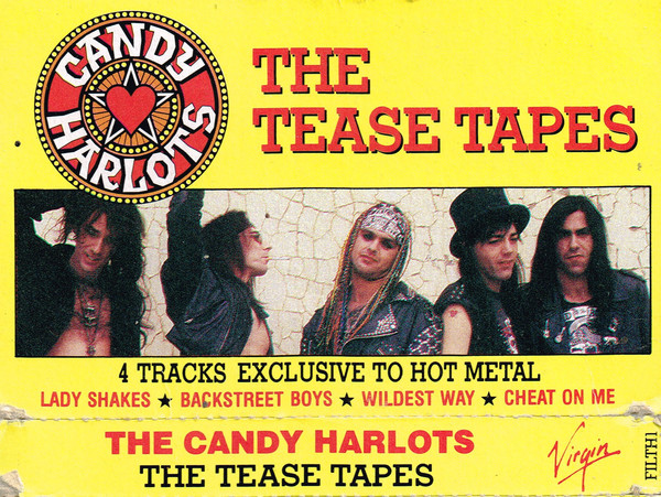 CANDY HARLOTS - The Tease Tapes cover 