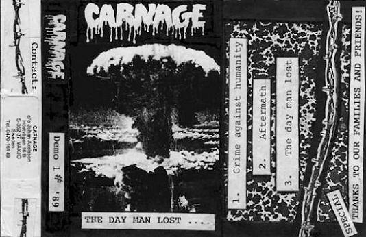CARNAGE - The Day Man Lost cover 